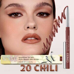 Clinique Quickliner For Lips* ~ 20 Chili (Deep Terracotta Creme) .26g NIB